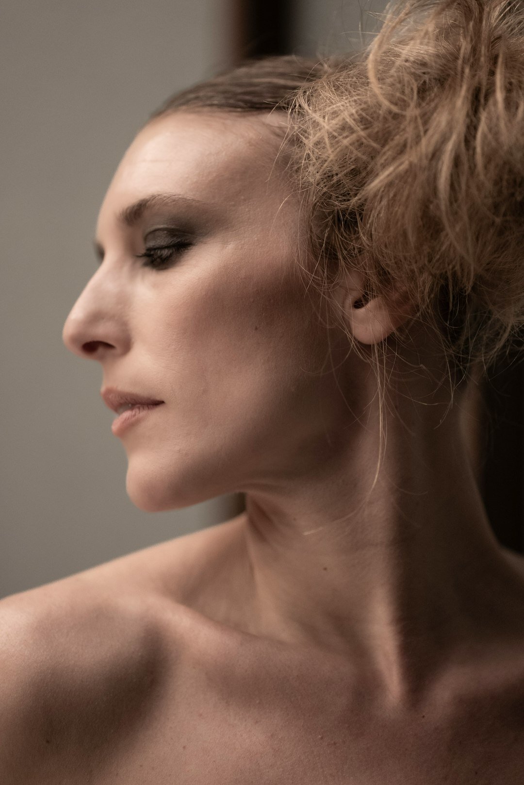 Studio portrait of an Italian woman, live production instructor